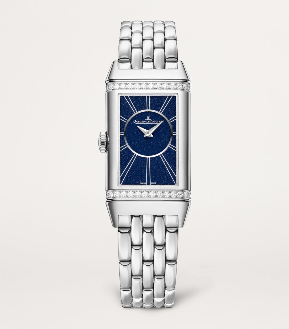 Jaeger-Lecoultre Jaeger-Lecoultre Stainless Steel And Diamond Reverso One Duetto Watch 20Mm