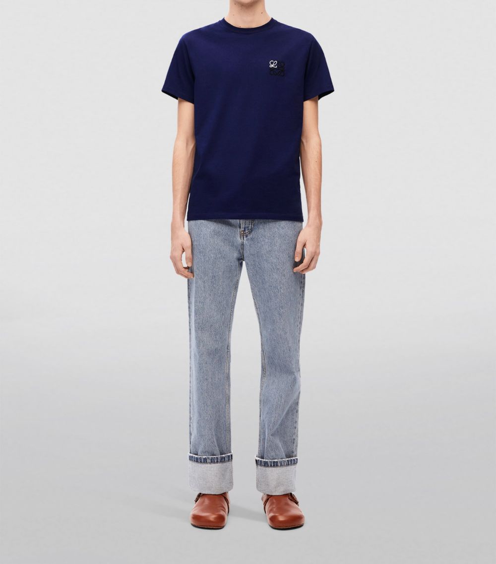 Loewe LOEWE Embroidered Mini Anagram T-Shirt