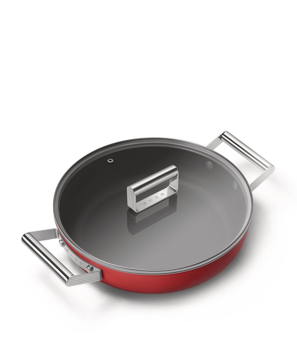 Smeg Smeg 50S Style Deep Pan With Lid (40Cm)