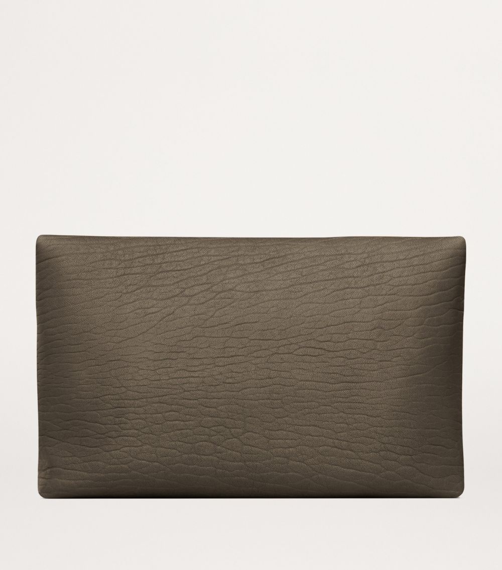 Saint Laurent Saint Laurent Leather Cassandre Envelope Pouch