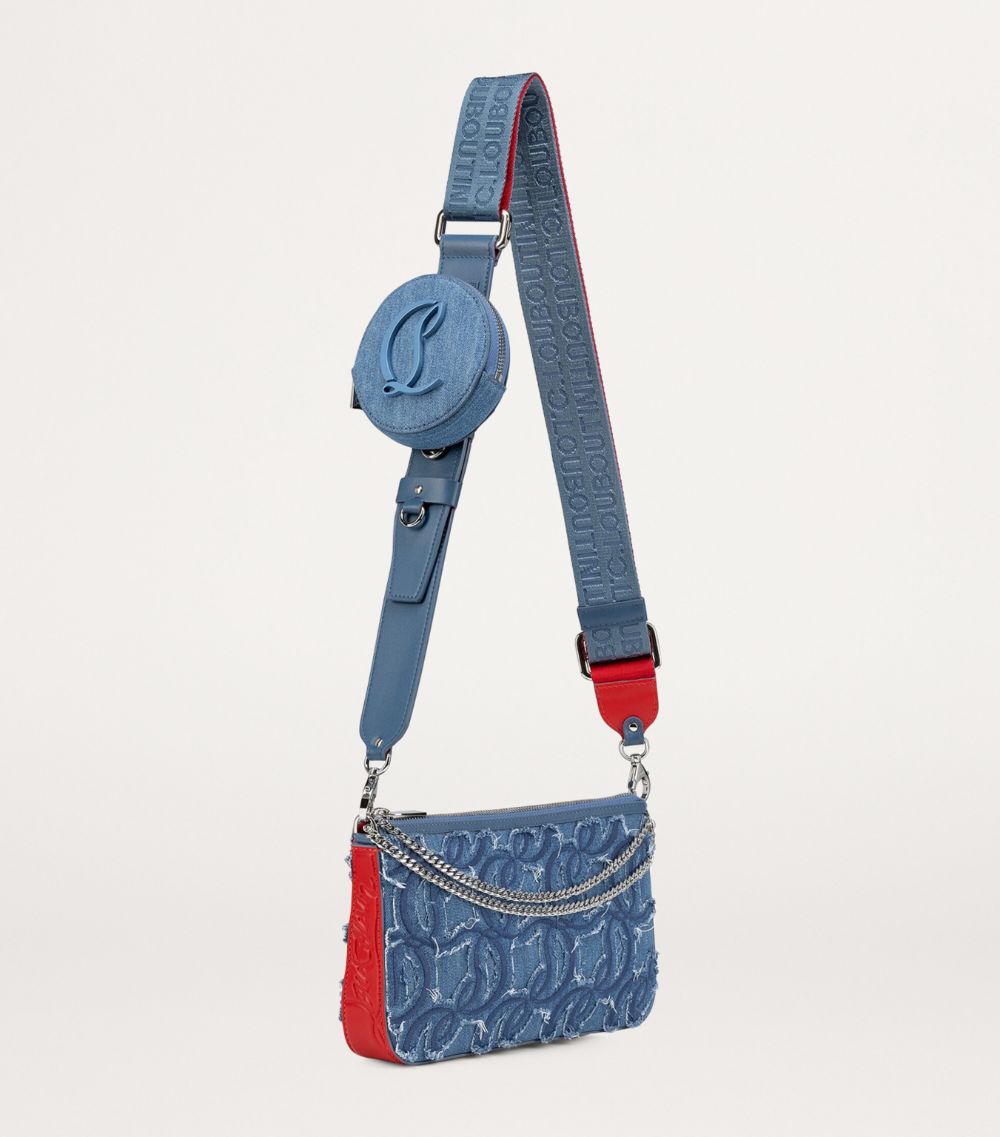 Christian Louboutin Christian Louboutin Loubila Hybrid Denim Cross-Body Bag