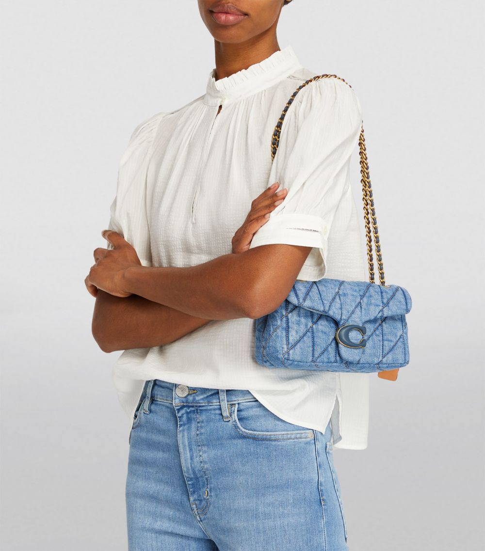 Coach Coach Quilted Denim Tabby 20 Shoulder Bag