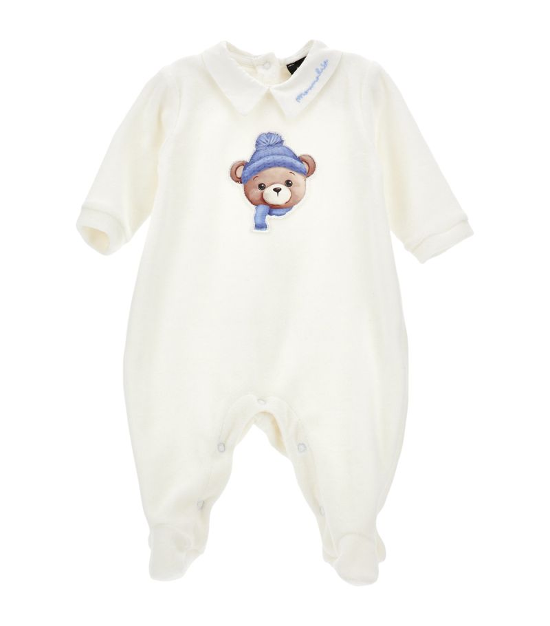 Monnalisa Monnalisa Teddy Bear Print All-In-One (1-9 Months)