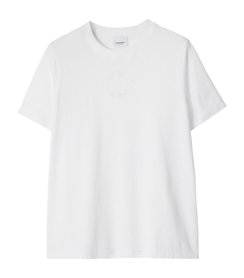 Burberry Burberry Embroidered Oak Leaf Crest T-Shirt