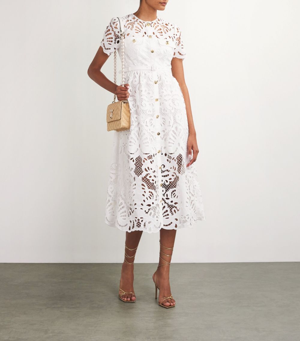 Self-Portrait Self-Portrait Lace Midi Dress