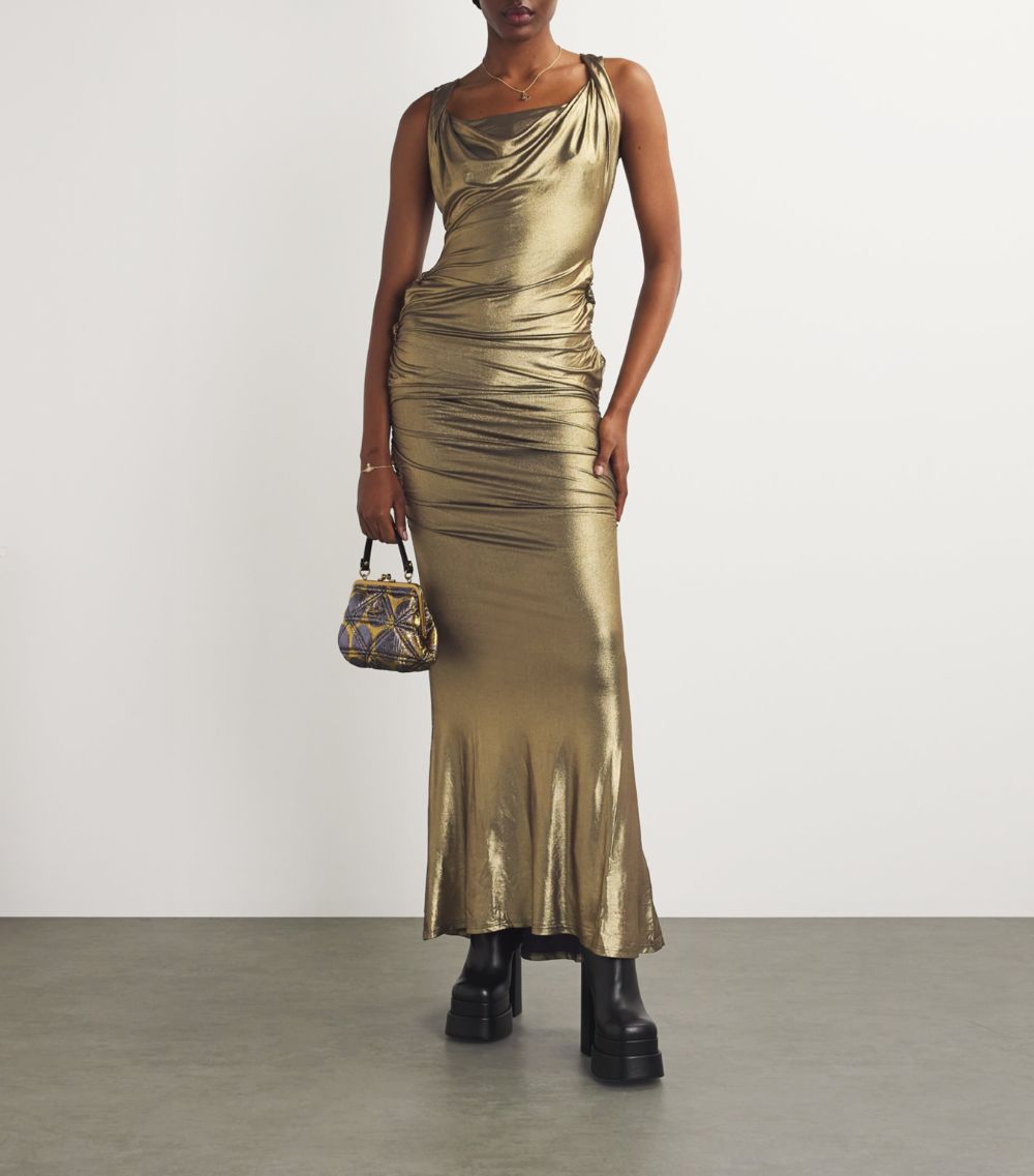 Vivienne Westwood Vivienne Westwood Metallic Liz Maxi Dress