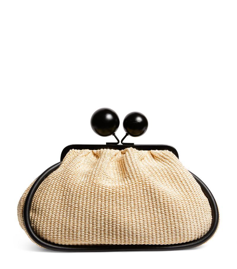 Weekend Max Mara Weekend Max Mara Large Woven Pasticcino Clutch Bag