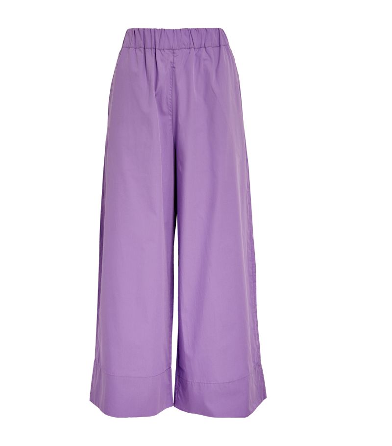 Max & Co. Max & Co. Cotton Poplin Cropped Trousers