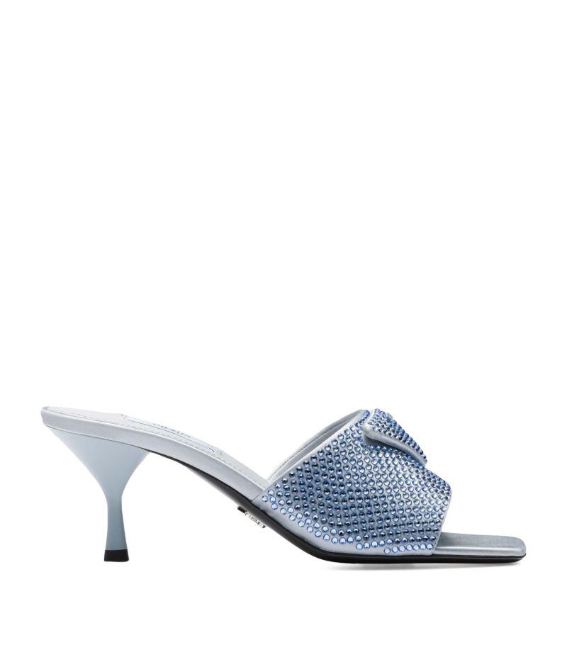 Prada Prada Crystal-Embellished Mules 65