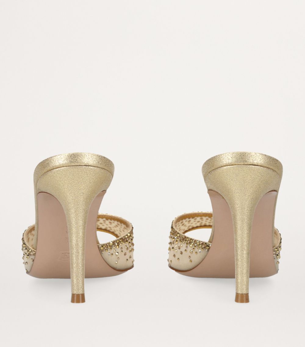 Gianvito Rossi Gianvito Rossi Embellished Rania Mules 85