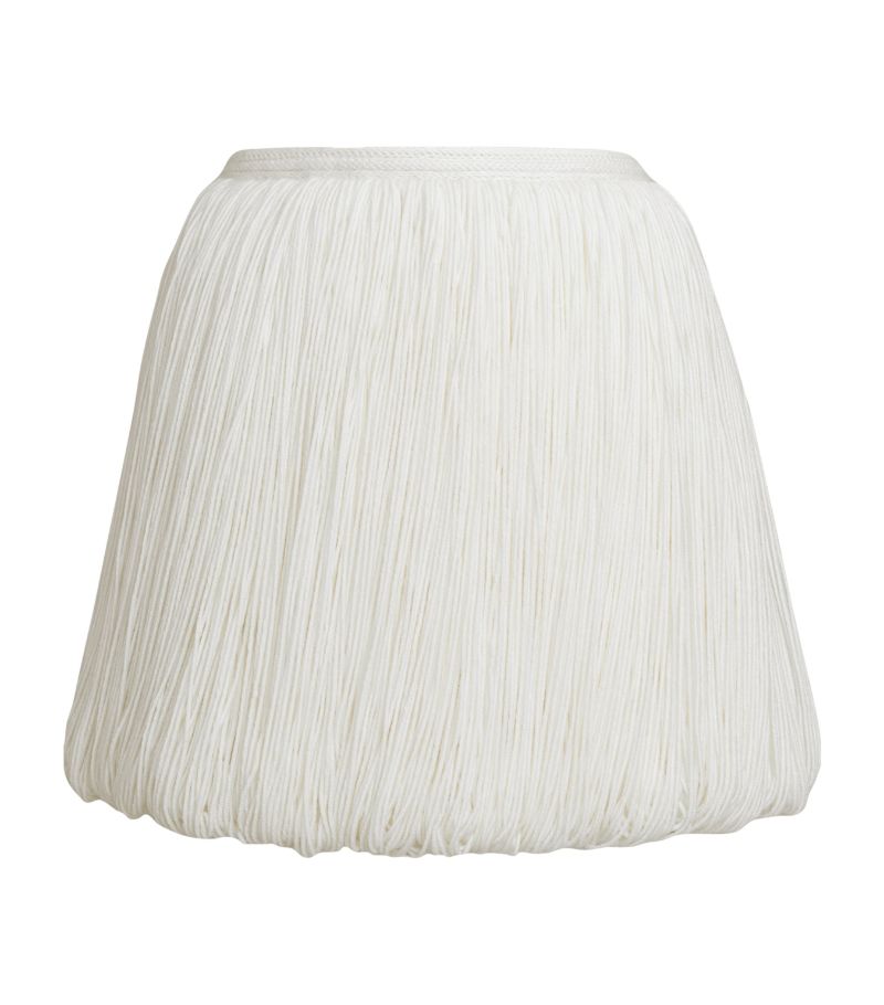 Alaïa Alaïa Wool Fringed Mini Skirt