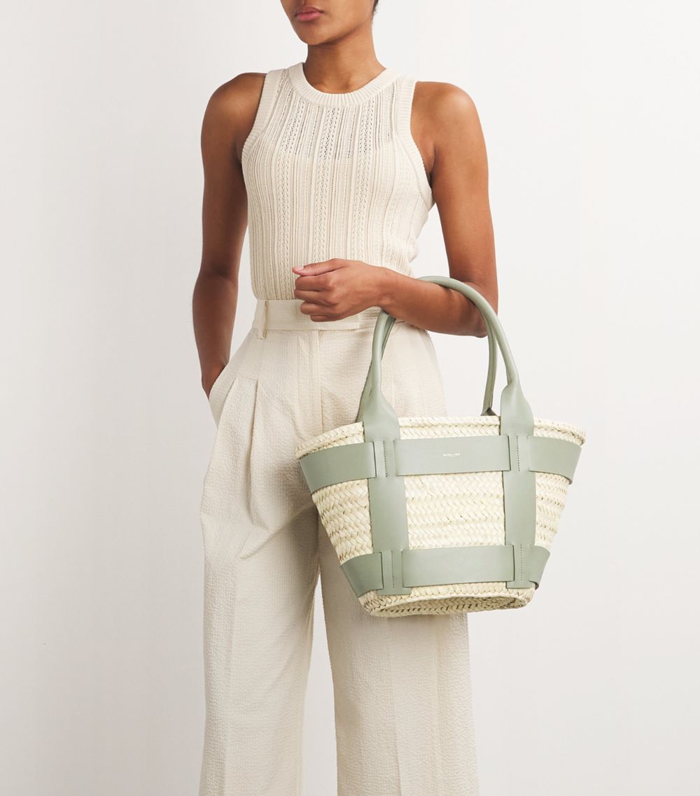 Demellier Demellier Raffia Santorini Tote Bag