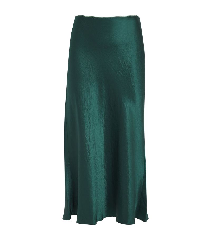 Vince Vince Satin Midi Skirt