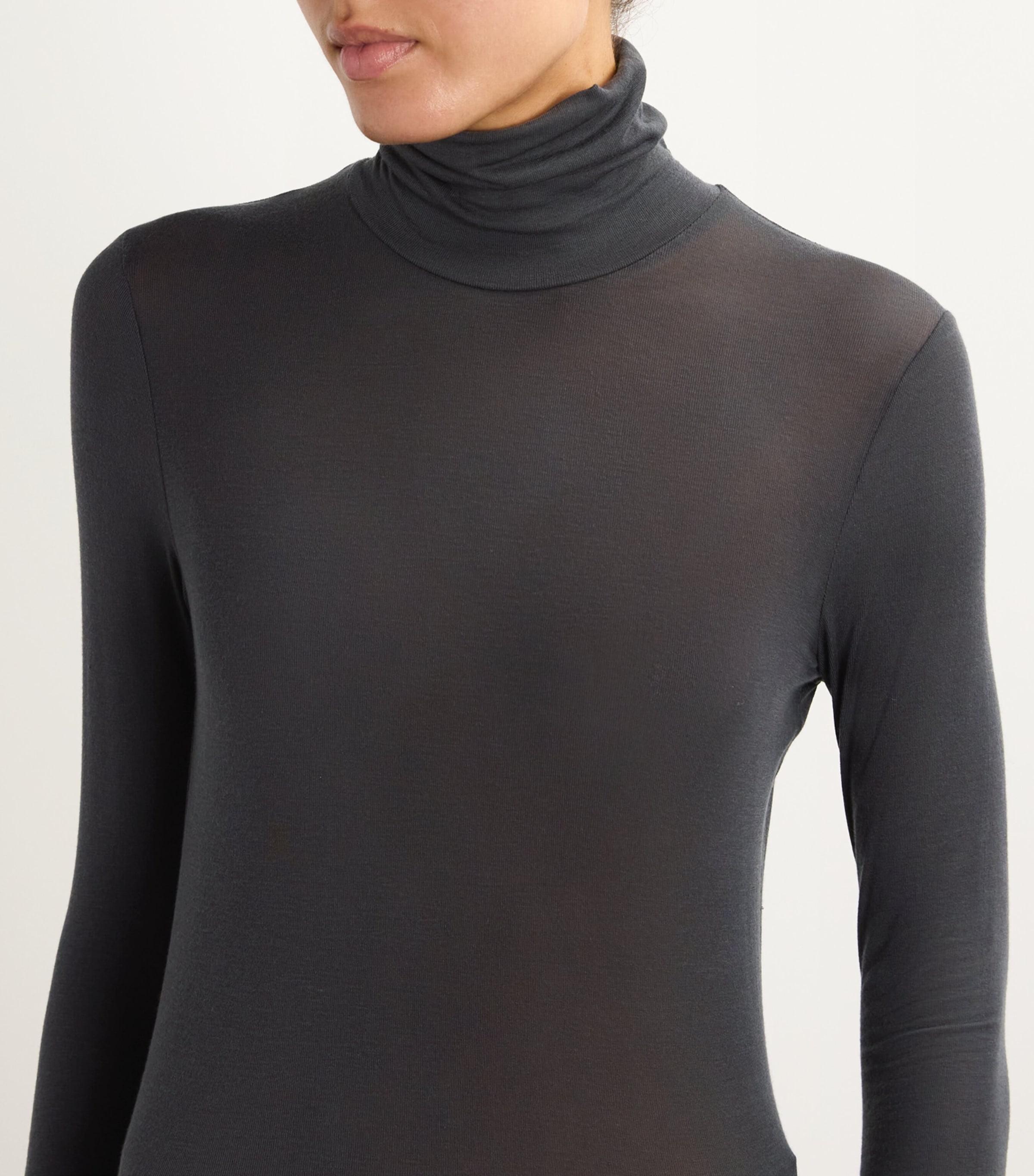 AGOLDE Agolde Jersey Pascale Rollneck Sweater