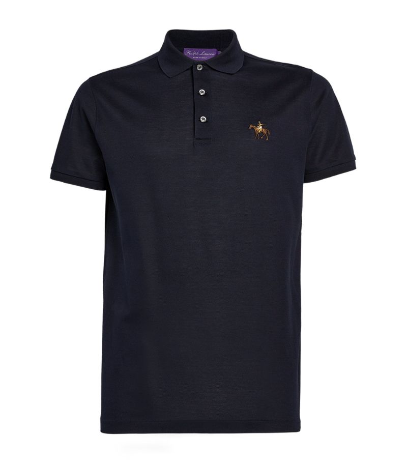 Ralph Lauren Purple Label Ralph Lauren Purple Label Cotton Logo Polo Shirt