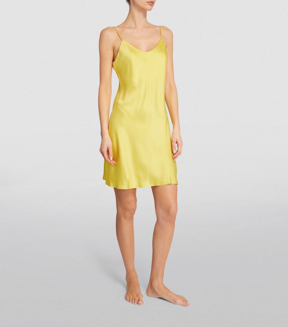 Olivia Von Halle Olivia Von Halle Silk Venus Slip Dress