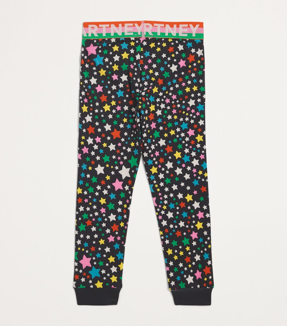 Stella McCartney Kids Stella Mccartney Kids Star Print Logo Leggings (4-14+ Years)