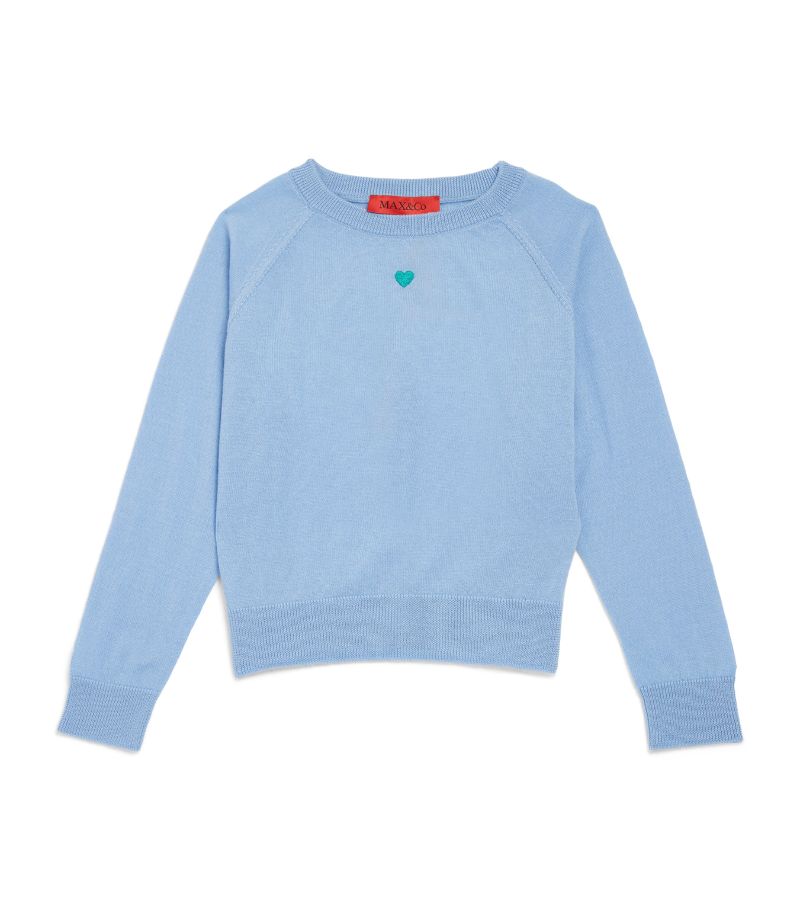 Max & Co. Max & Co. Wool Heart Sweater