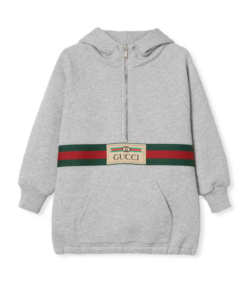 Gucci Gucci Kids Web Stripe Zipped Hoodie (4-12 Years)