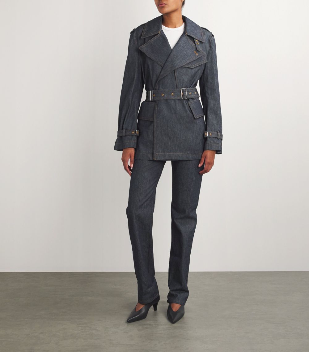 Helmut Lang Helmut Lang Denim Trench Coat