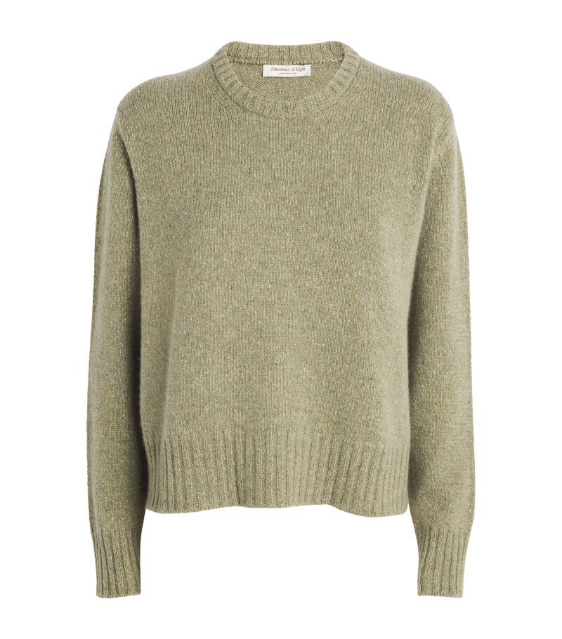 Johnstons Of Elgin Johnstons Of Elgin Cashmere Donegal Sweater