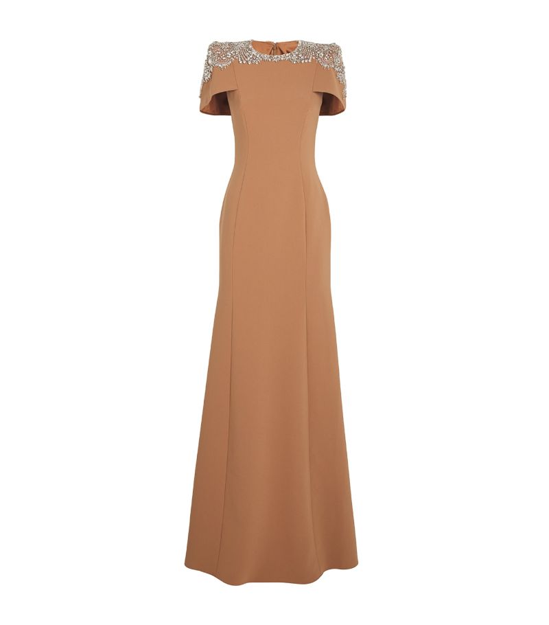 Jenny Packham Jenny Packham Embellished Polaris Gown