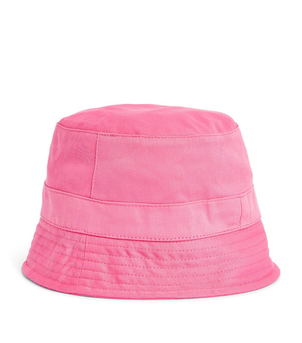  Jacquemus L'Enfant Embroidered Logo Bucket Hat