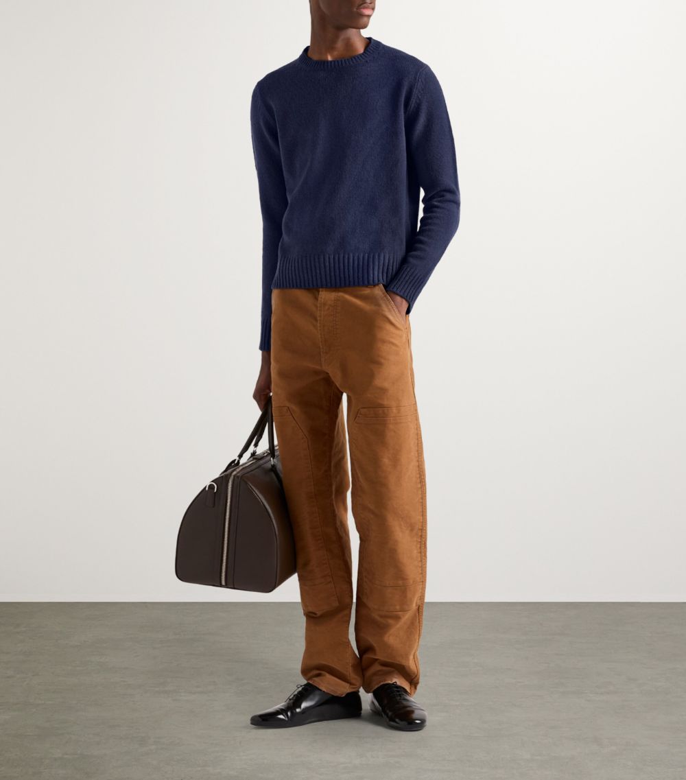 Prada Prada Moleskin Casual Trousers