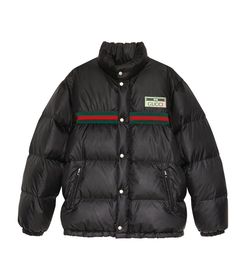 Gucci Gucci Web Stripe Puffer Jacket