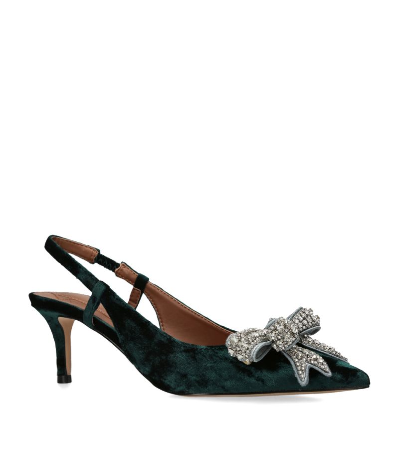 Kurt Geiger London Kurt Geiger London Velvet Belgravia Slingback Court Shoes