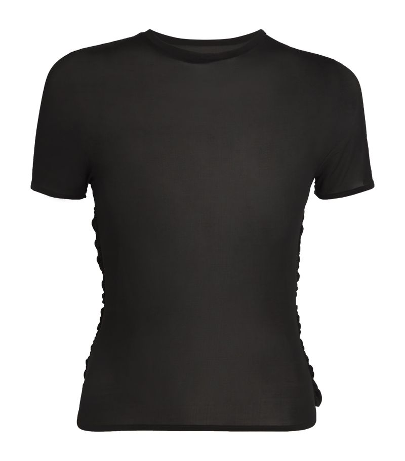 Magda Butrym Magda Butrym Cropped Ruched T-Shirt