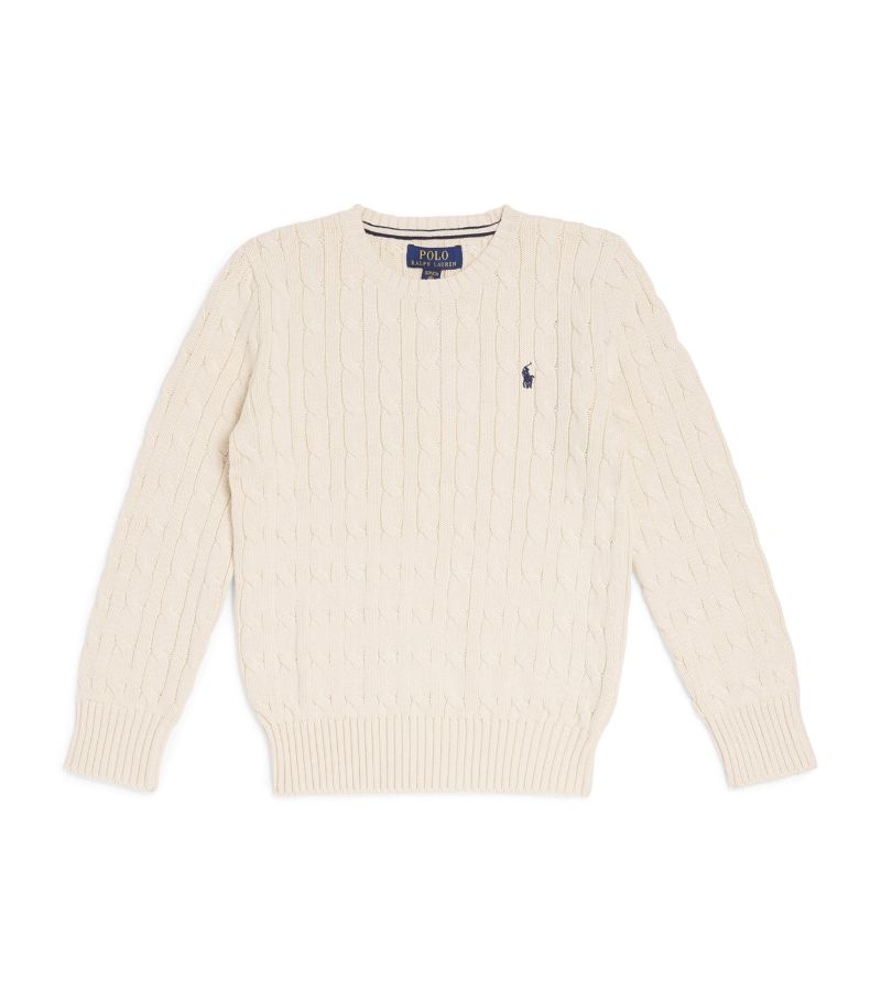 Polo Ralph Lauren Polo Ralph Lauren Kids Cable-Knit Polo Pony Sweater (2-7 Years)