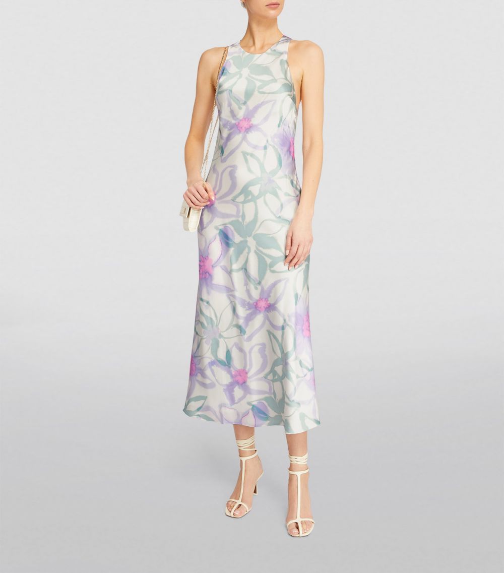  Claudie Pierlot Floral Halterneck Maxi Dress