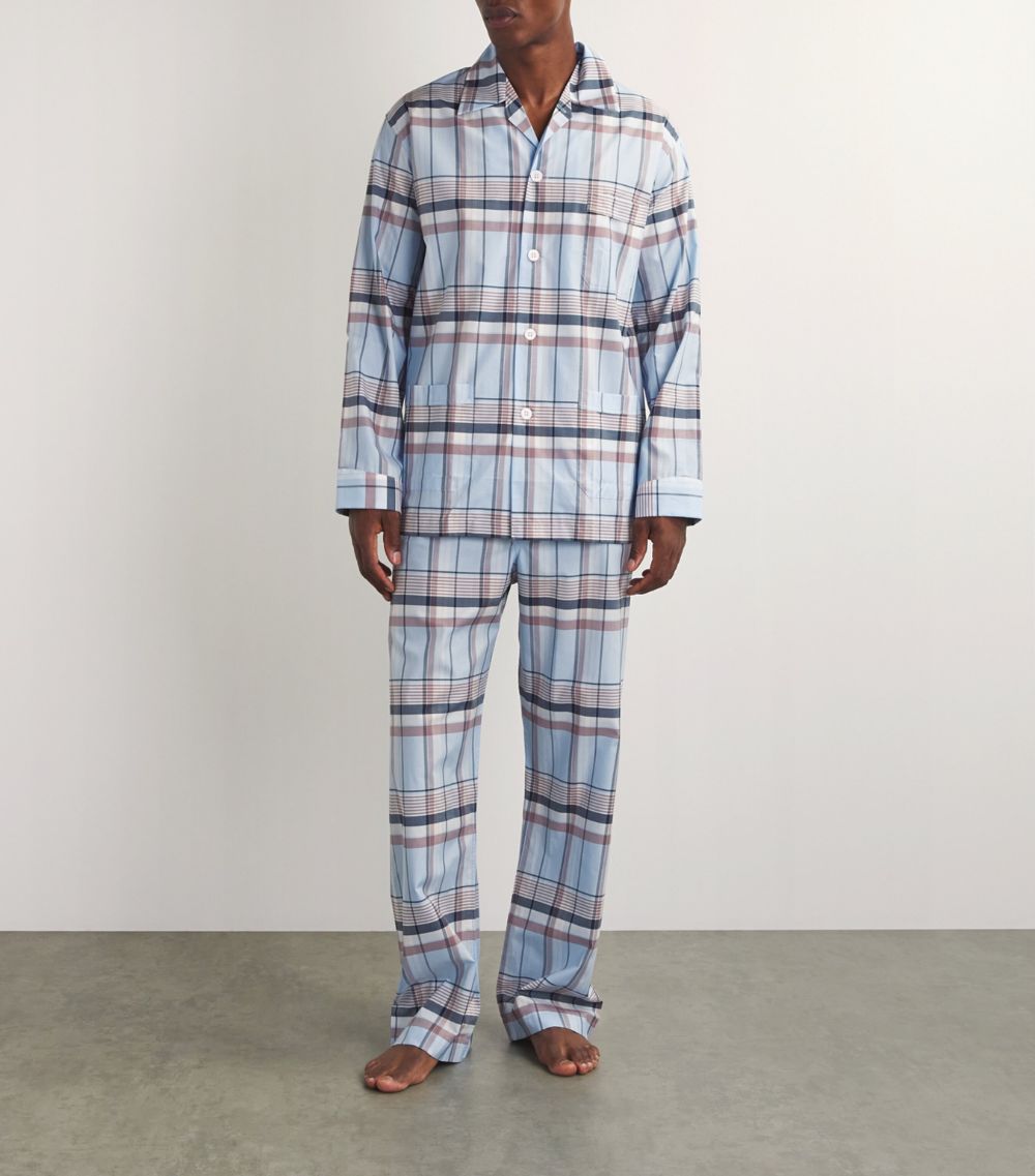 Derek Rose Derek Rose Check Barker Pyjama Set