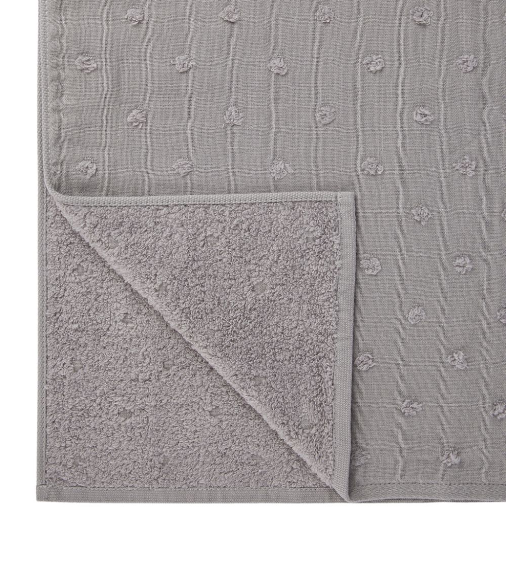 Uchino Uchino Zero Twist Gauze Dots Bath Towel (70Cm X 140Cm)