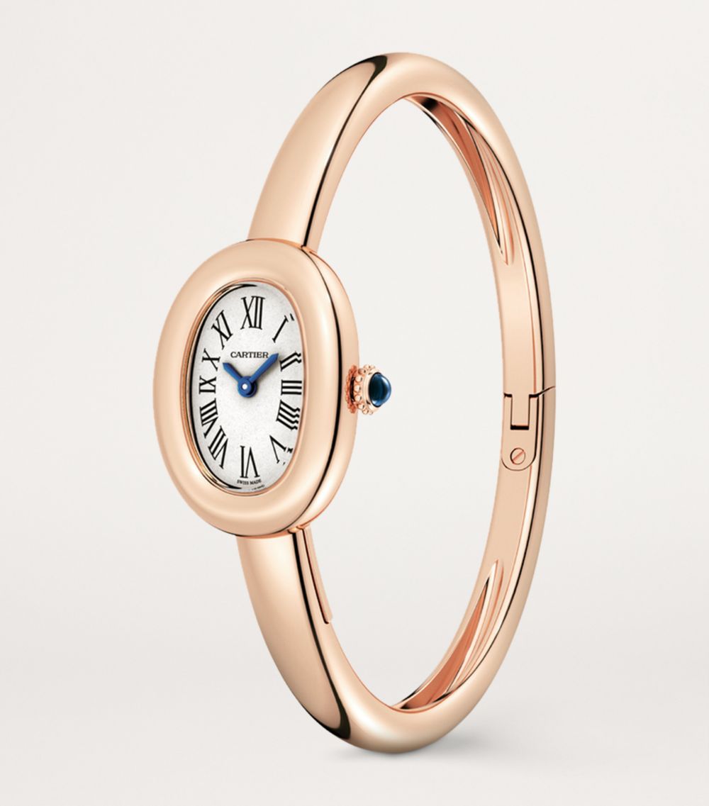 Cartier Cartier Mini Rose Gold Baignoire Watch 18.7Mm (Size 16)