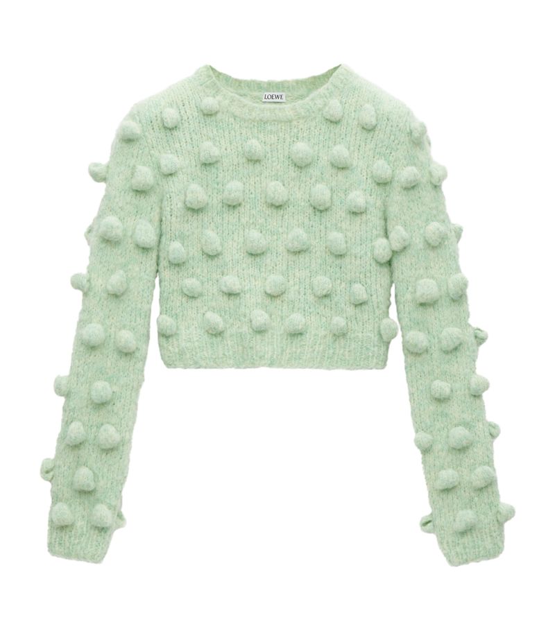 Loewe Loewe Cropped Bubble Sweater