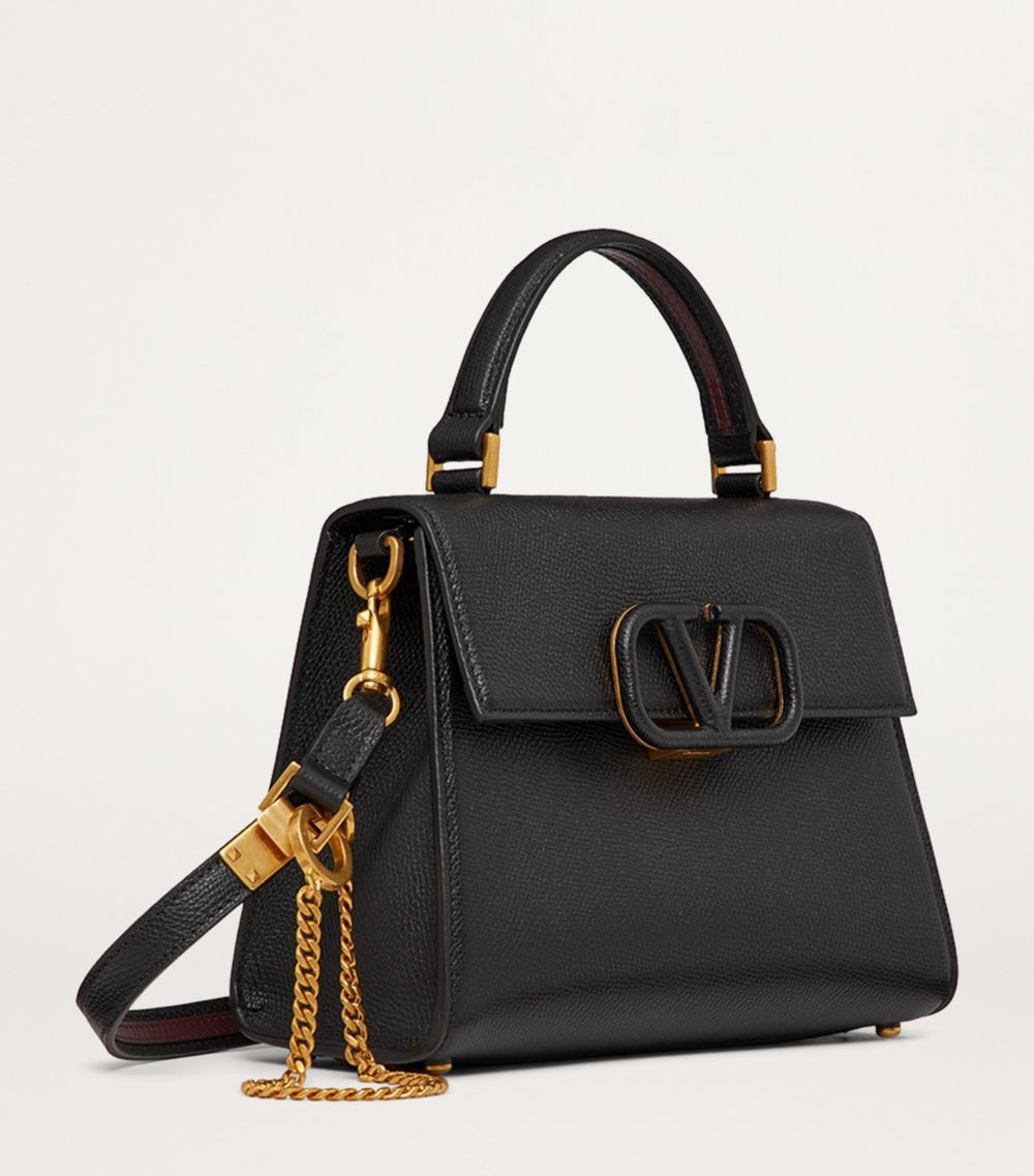 VALENTINO GARAVANI Valentino Garavani Small Calf Leather Vsling Top-Handle Bag