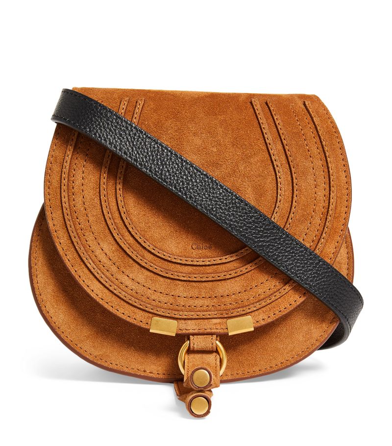 Chloé Chloé Small Leather Marcie Saddle Bag