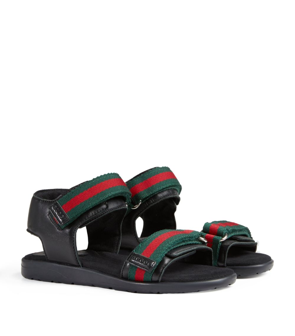 Gucci Gucci Kids Leather Sandals