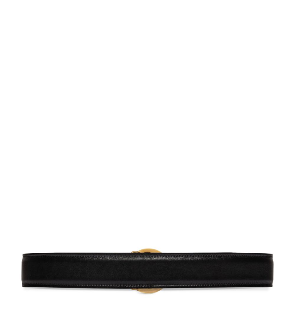 Gucci Gucci Leather Interlocking G Belt