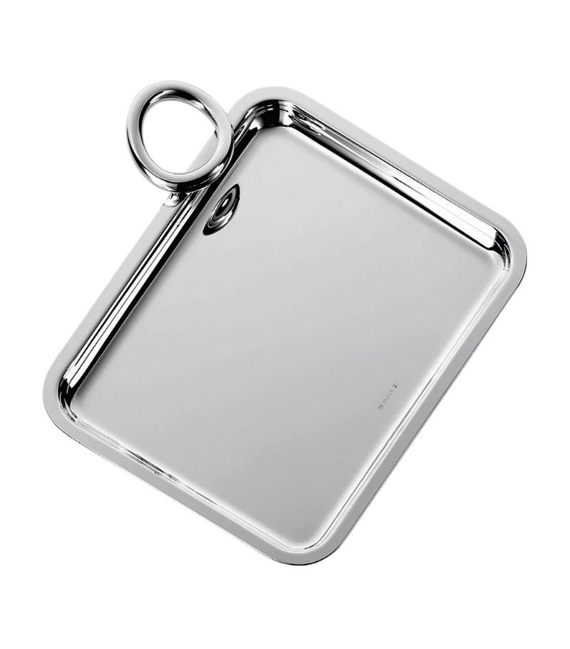 Christofle Christofle Silver-Plated Veritgo Tray (20Cm X 16Cm)