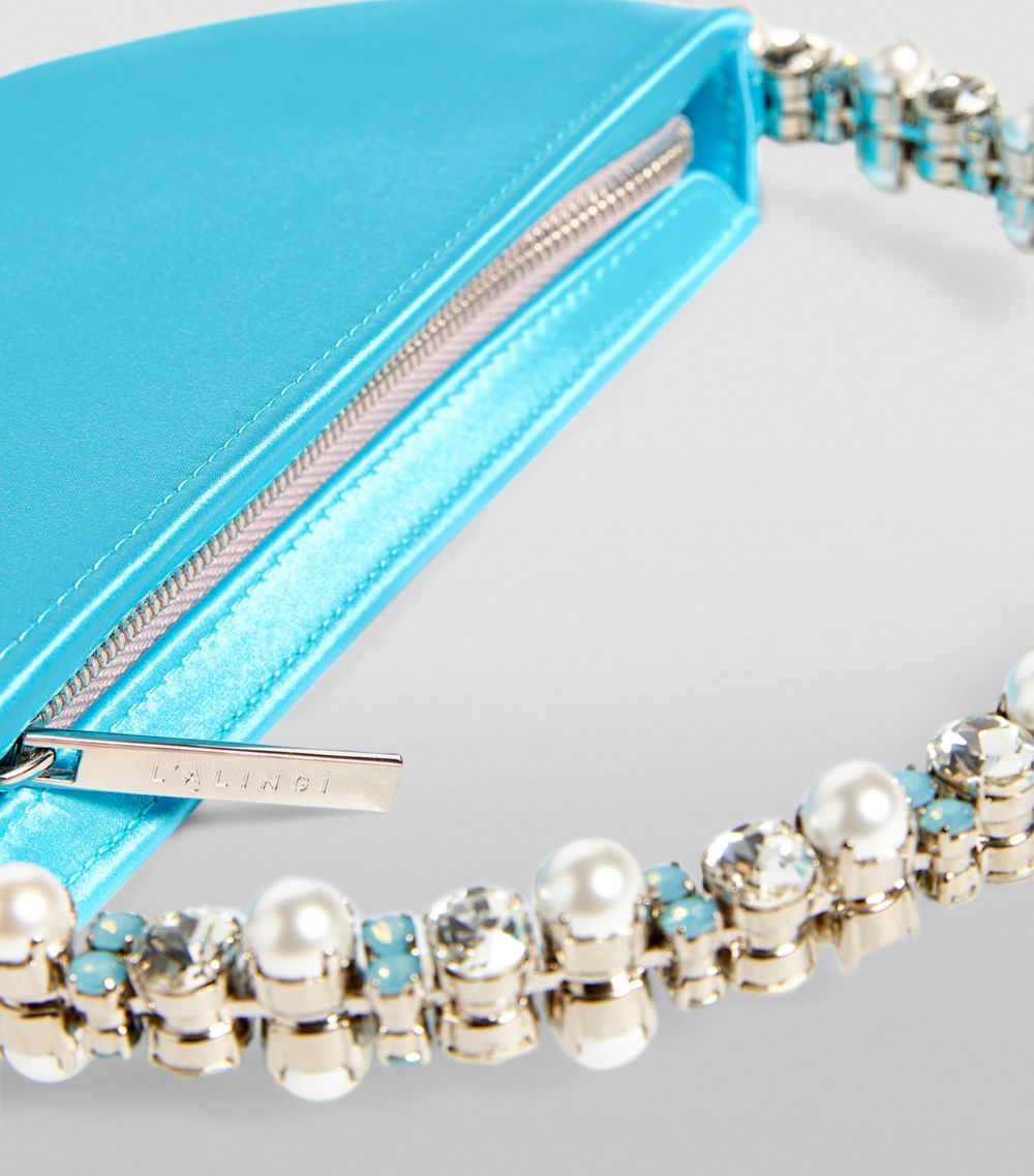 L'Alingi L'Alingi Satin Embellished Eternity Clutch Bag