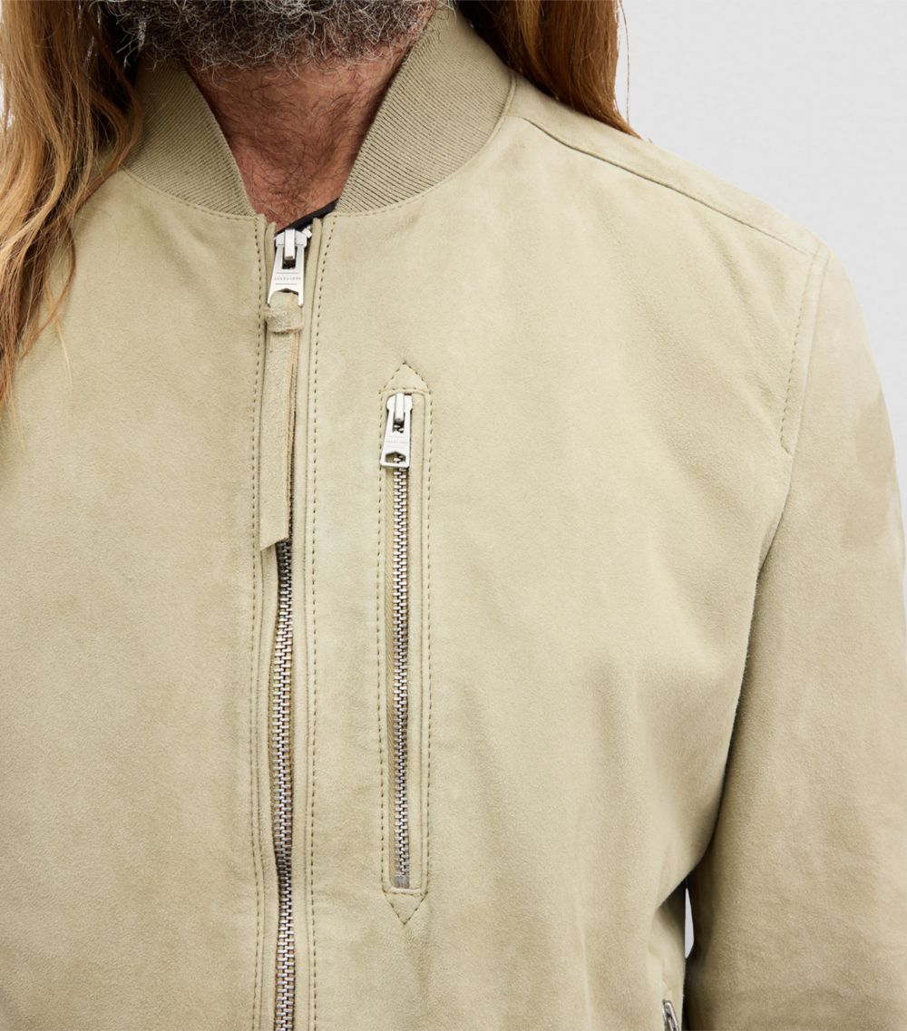 Allsaints Allsaints Suede Kemble Bomber Jacket