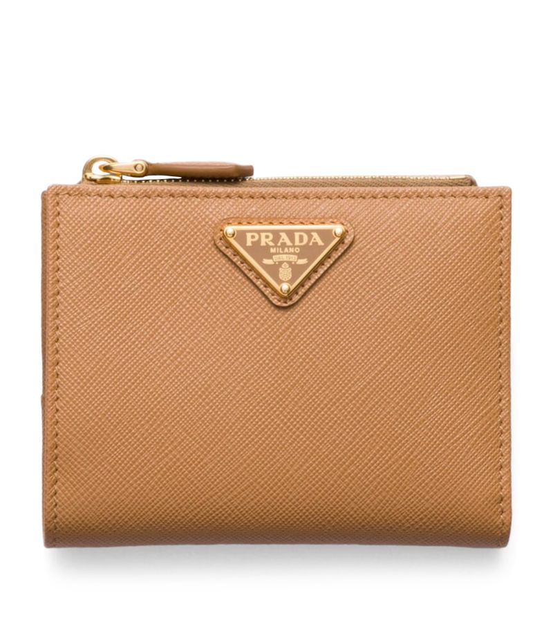 Prada Prada Small Saffiano Leather Wallet