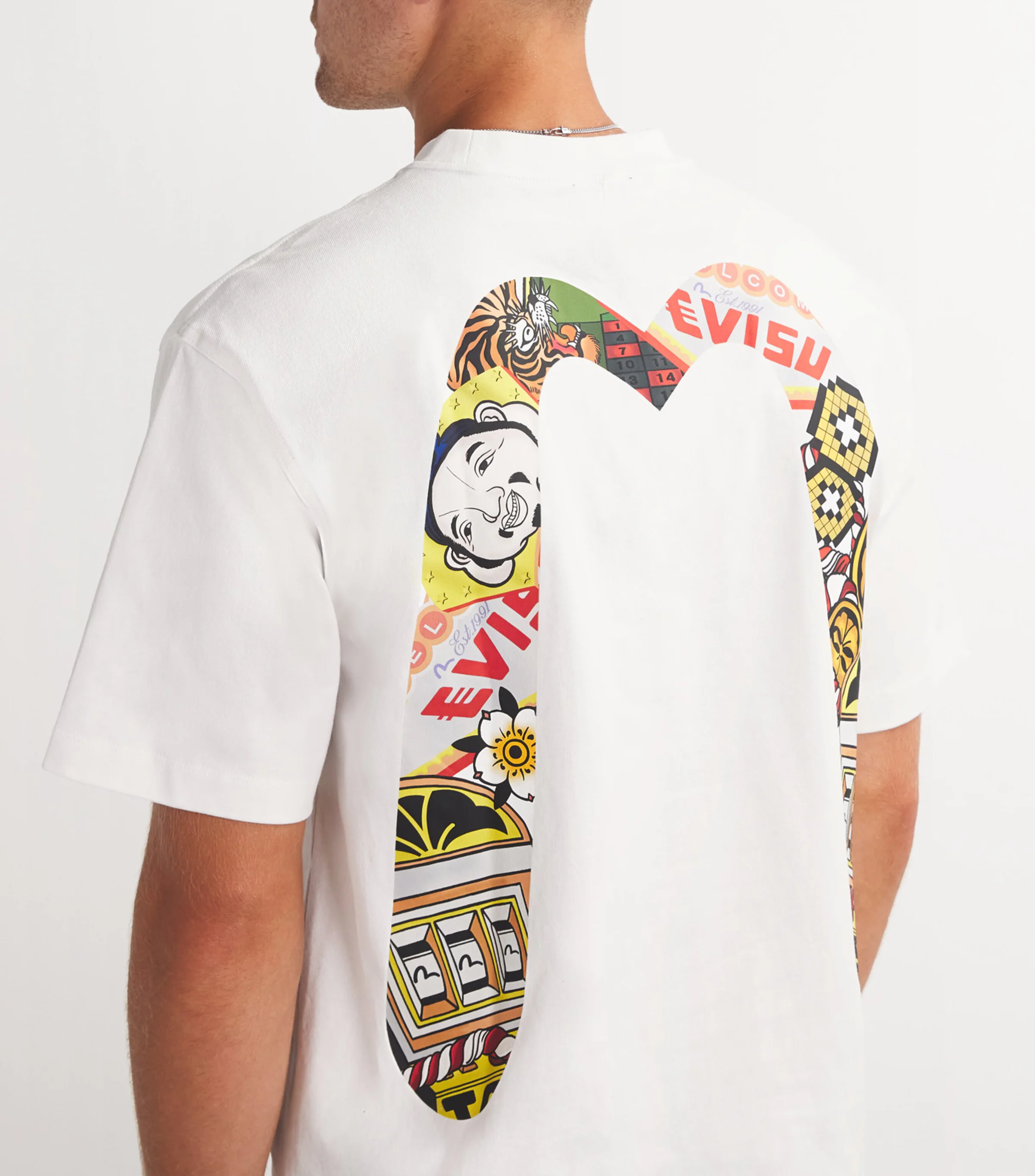 Evisu Evisu Cotton Graphic T-Shirt