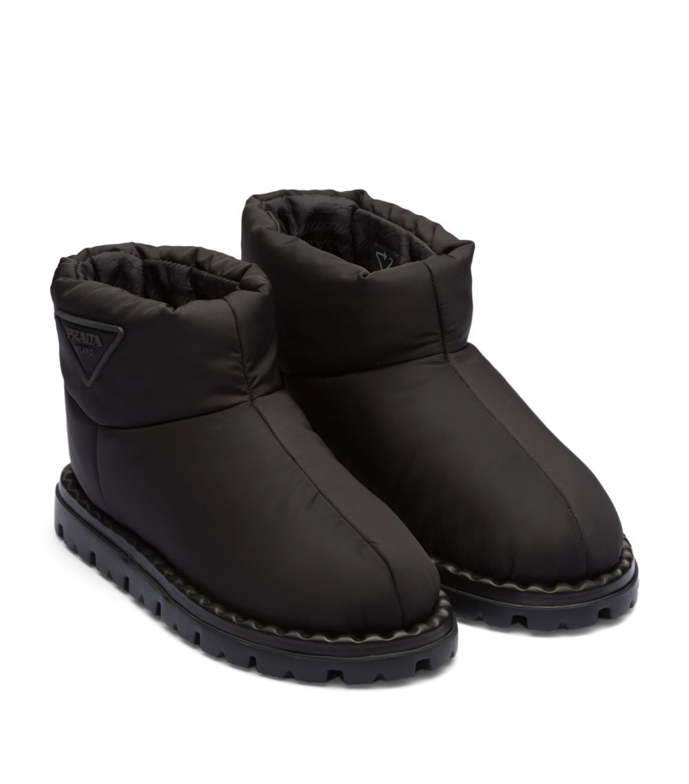 Prada Prada Triangle Padded Boots