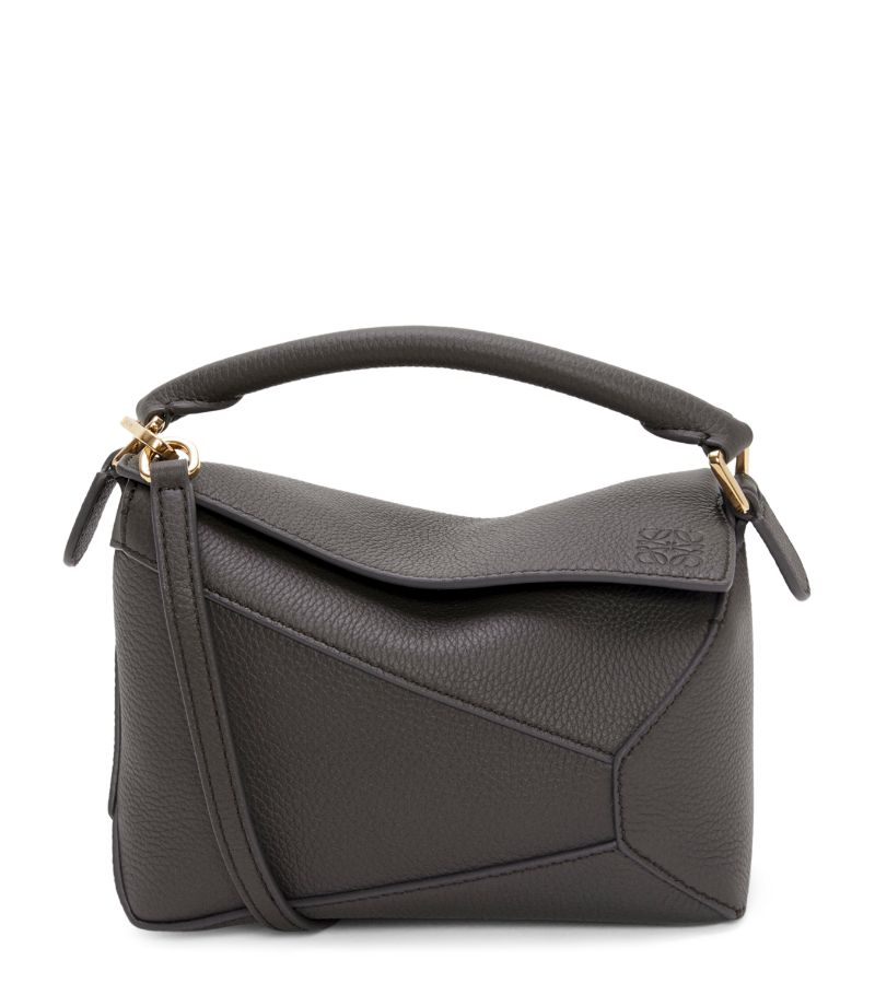 Loewe Loewe Mini Leather Puzzle Edge Top-Handle Bag