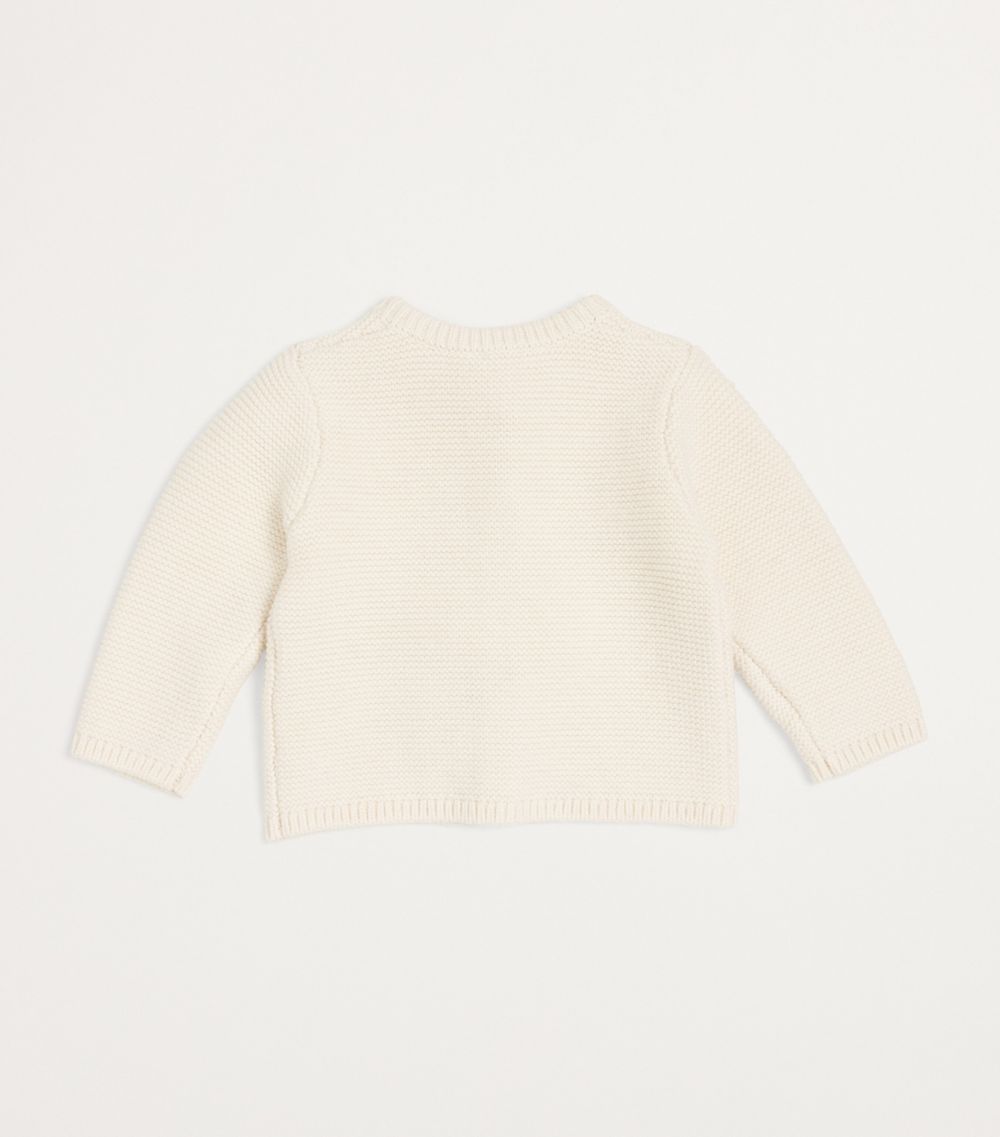 Carrément Beau Carrement Beau Cotton-Wool Cardigan (12 Months)