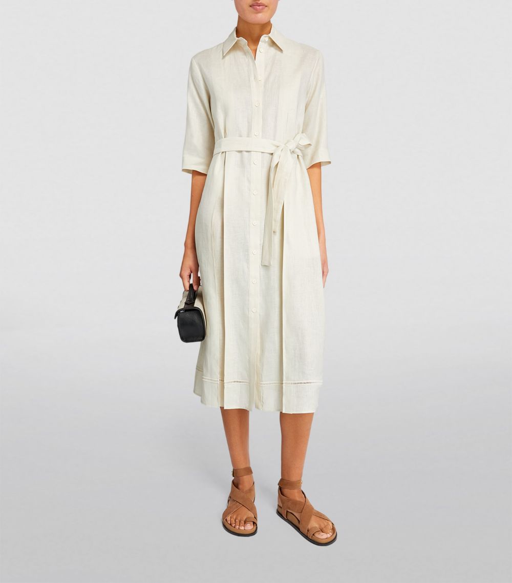 Max Mara Leisure Max Mara Leisure Linen Belted Midi Dress